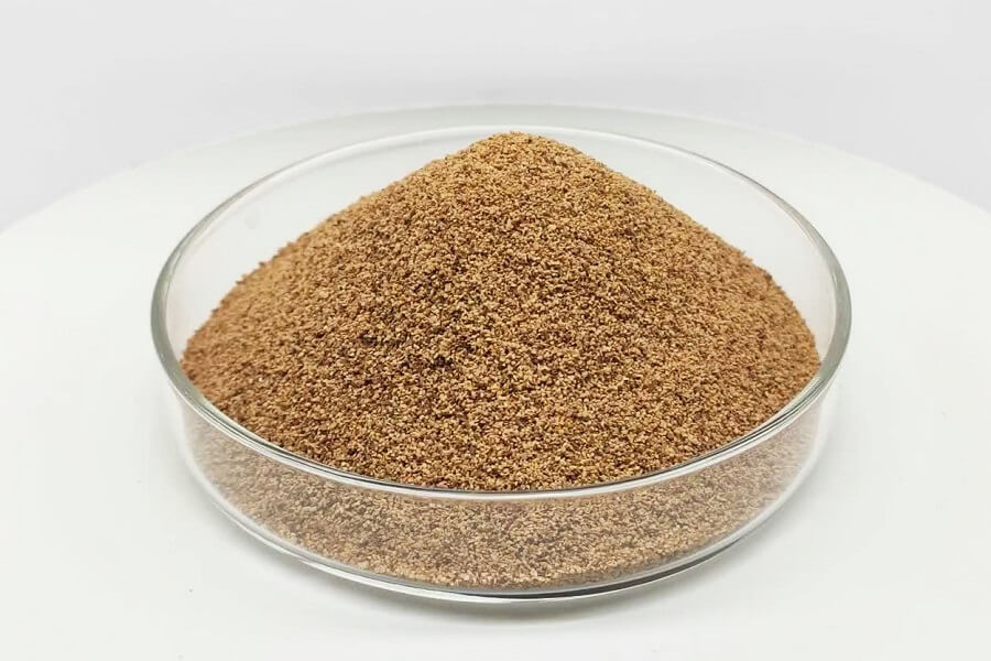 Cáscara de nuez para granallado